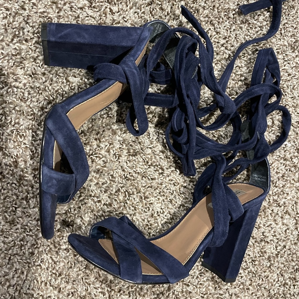 Steve Madden Blue Christey Heels